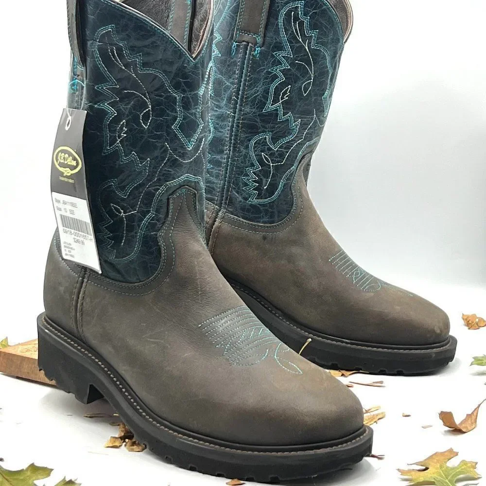 J.B Dillon Square Toe Boot